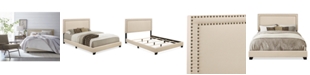 Furniture Falone Upholstered Beds, Quick Ship